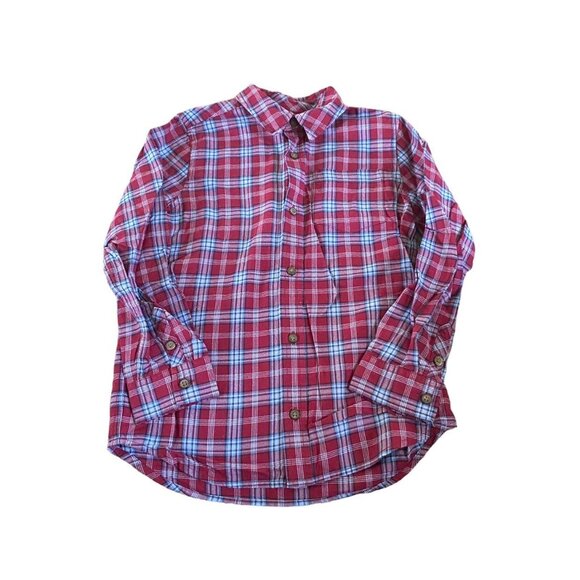 Tea Collection Other - Tea Collection USA Plaid Flannel Shirt Size 10